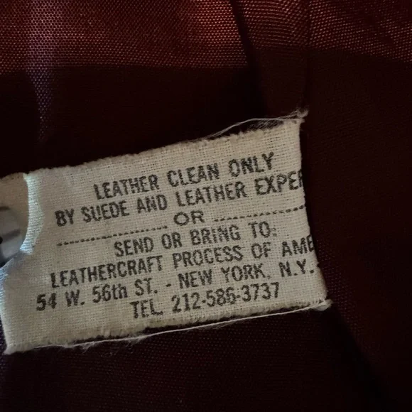 Burgundy Leather Jacket - Picture 4 of 5